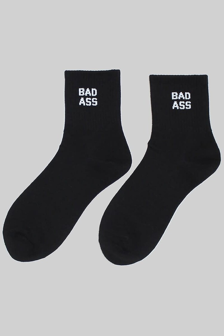 Bad Ass Crew Socks