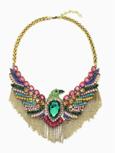 Fenix Multicolor Rhinestone Necklace