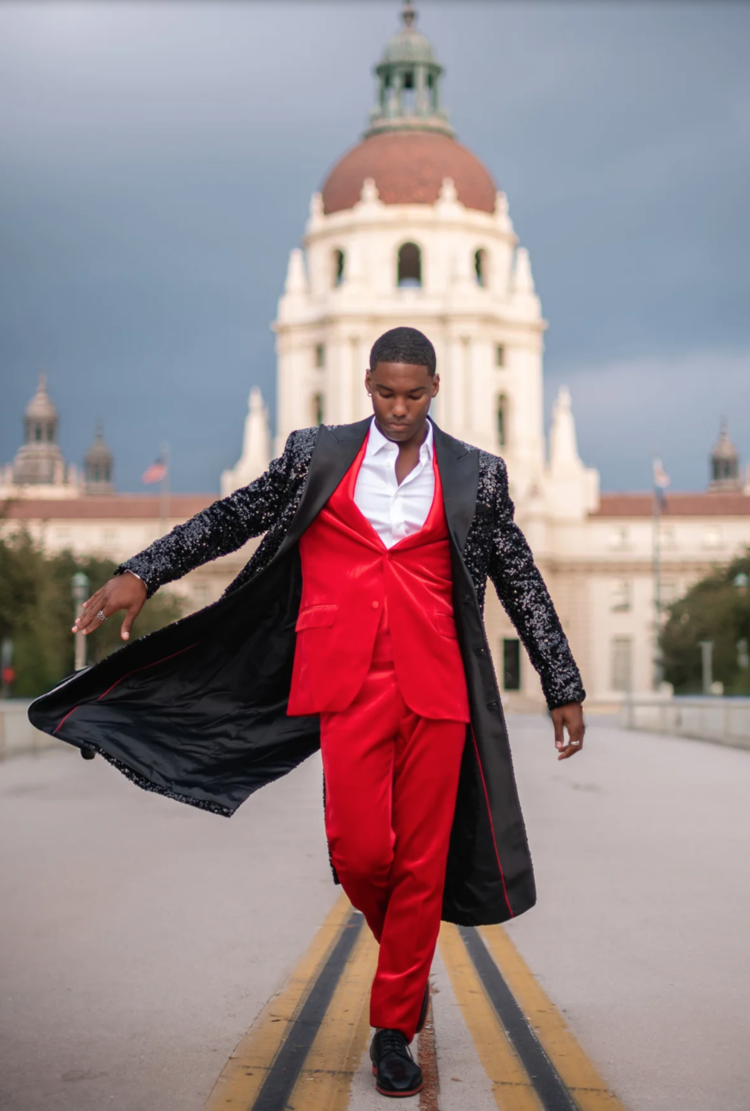 Tovira Sequin Long Coat