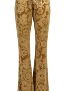 Burnout Velvet Bell Bottoms