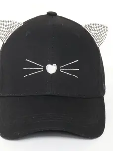 Stone Ear Cat Baseball Cap