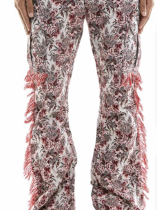 Floral Tapestry Cargo Pants