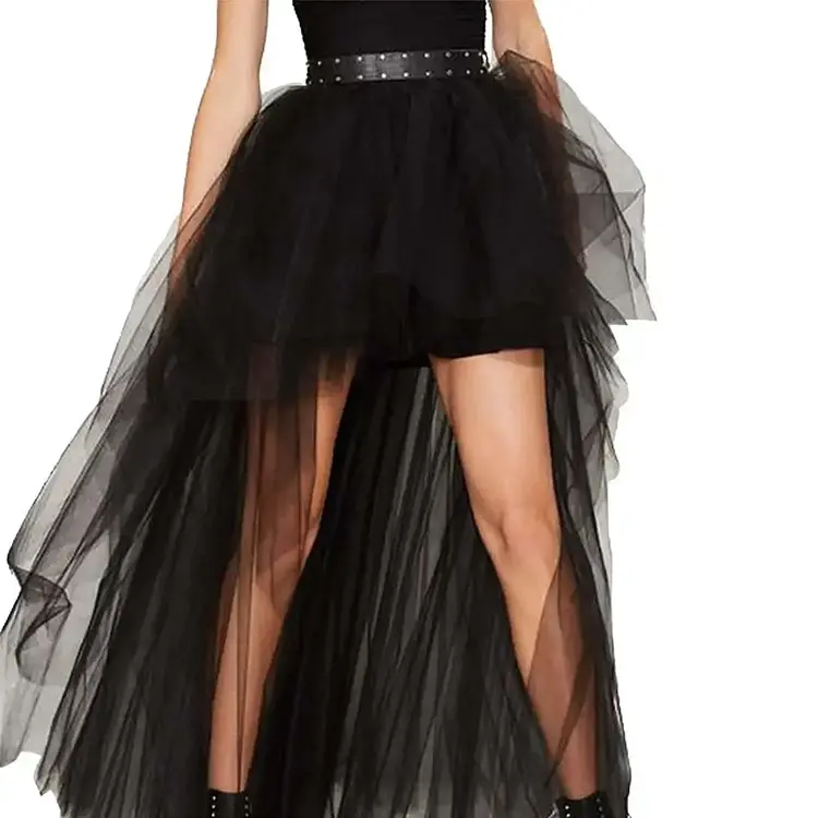 Mesh High Low Tutu Skirt