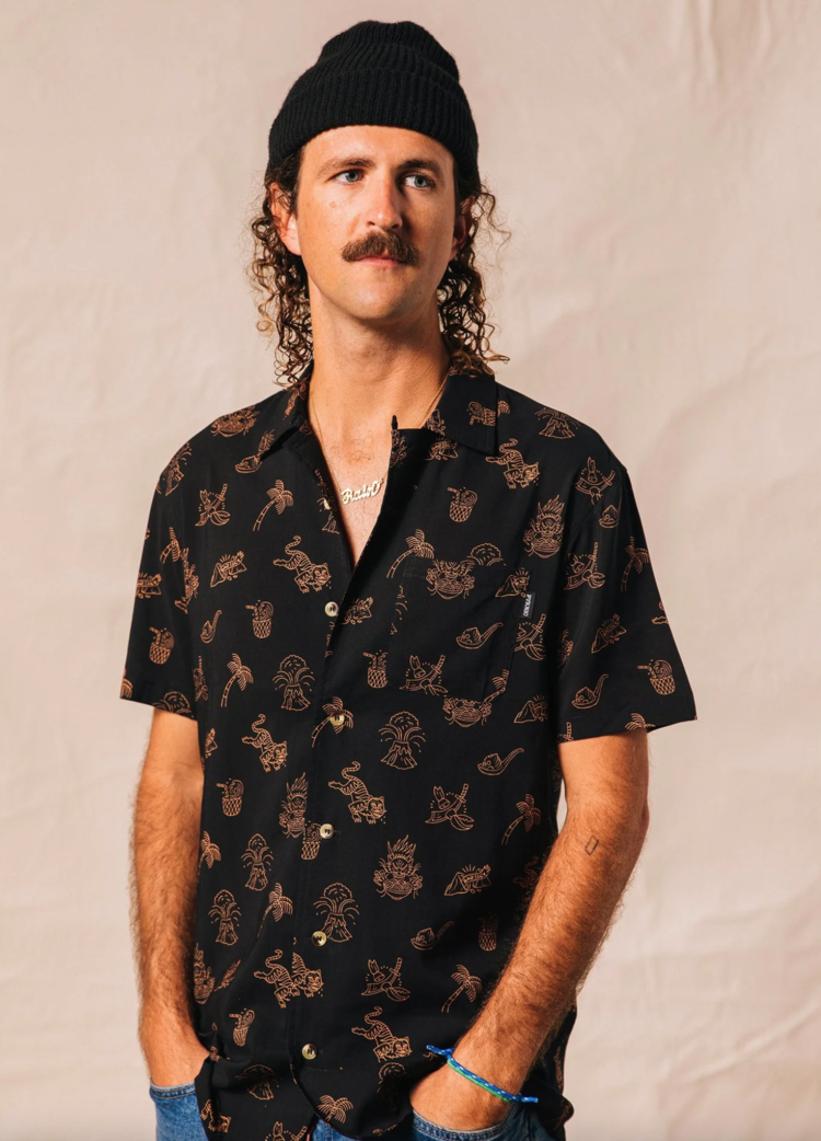 Spicy Noods Button Up Shirt