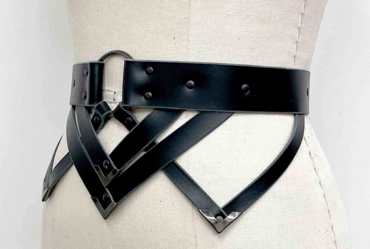 Outlaw Leather Waist Belt with O Ring