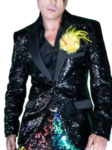 Sequin Tailored Mens Blazer