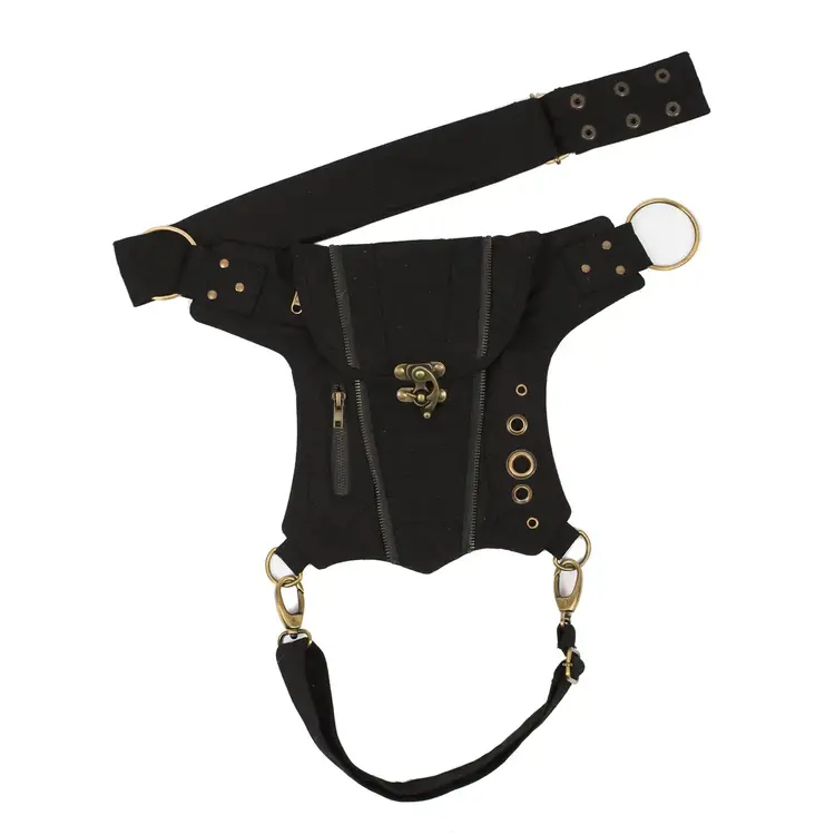 Bikers Sling-Hip Bag with Thigh Belt