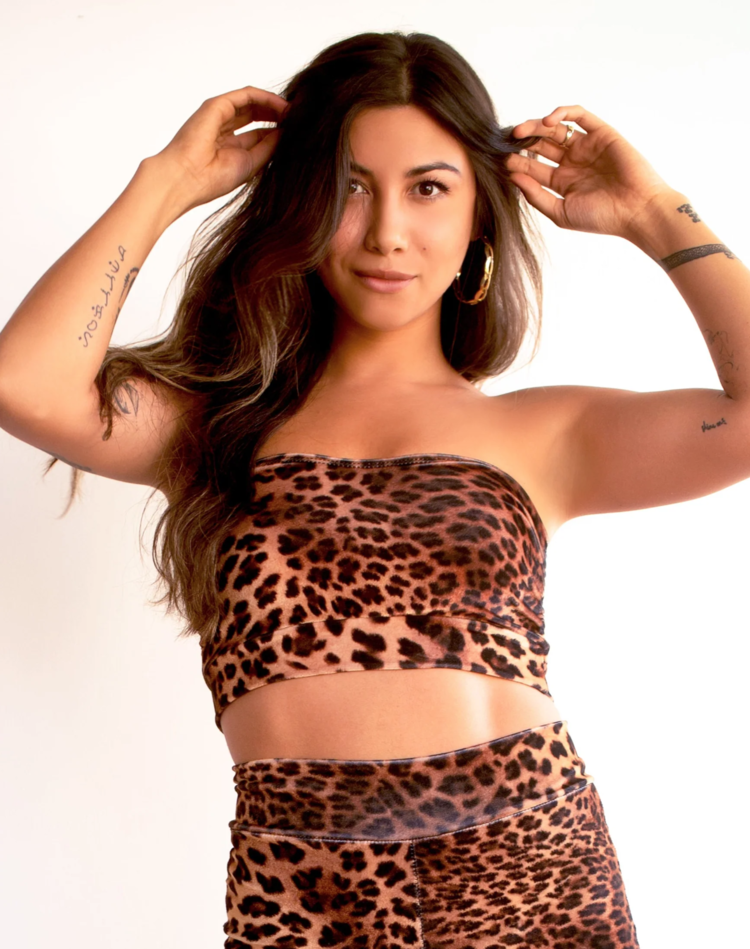 Shania Velvet Tube Top