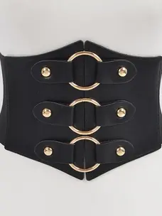 Multi Metal O-Ring Waist Cincher