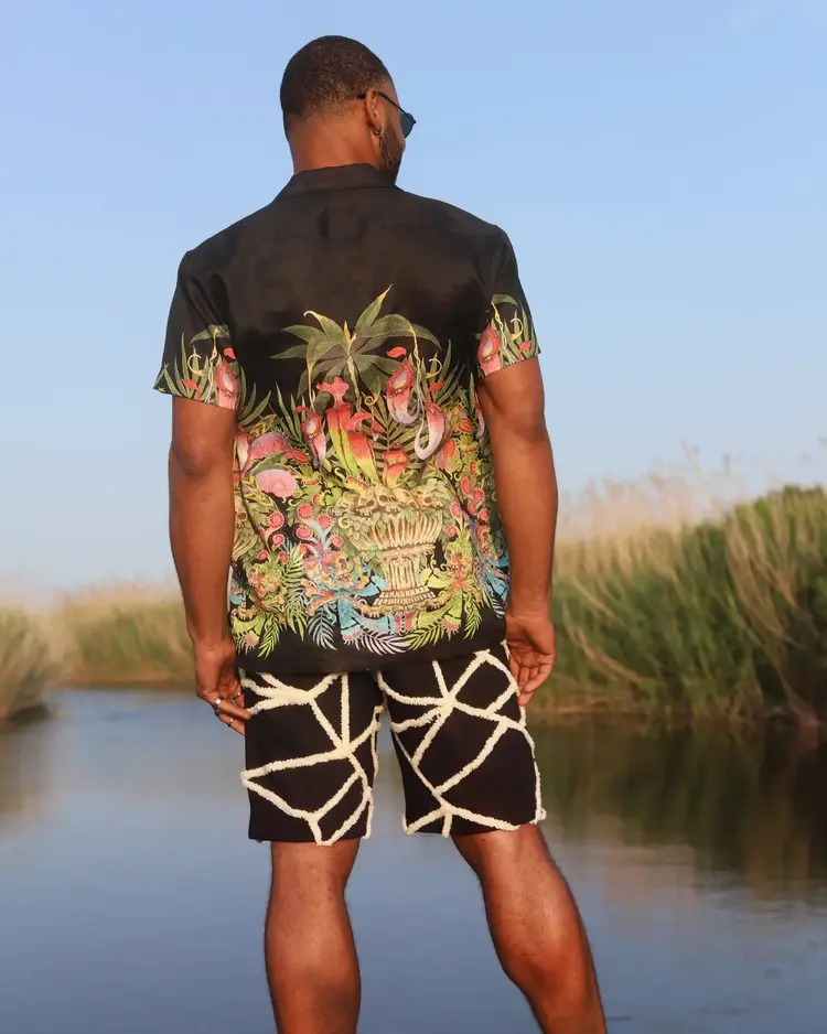 Linen Bone Church Shirt