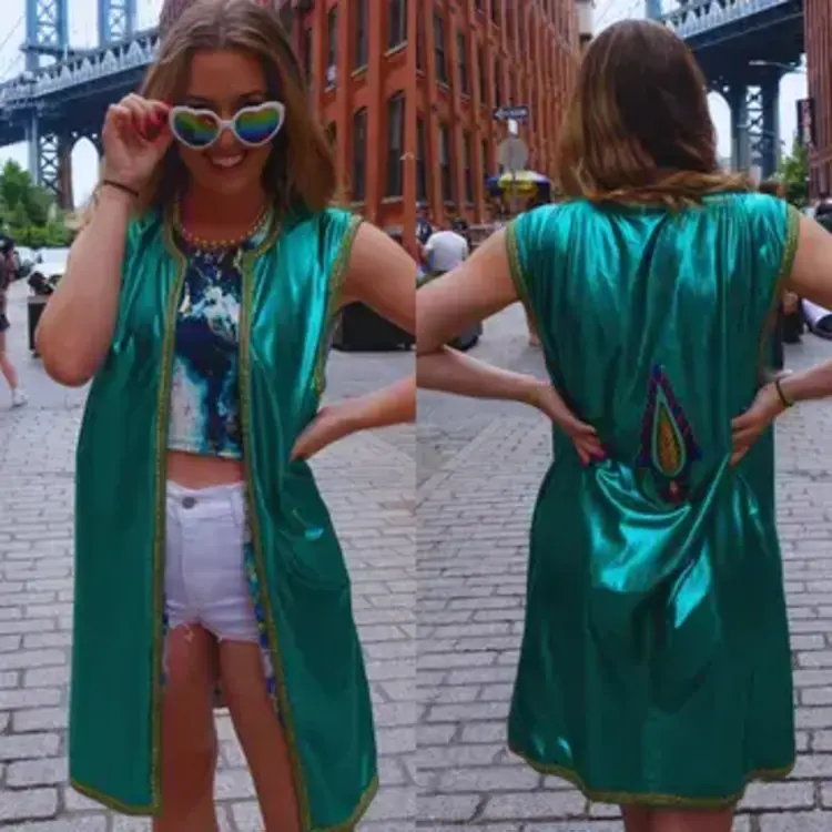 Reversible Rave Kimono Sleeveless