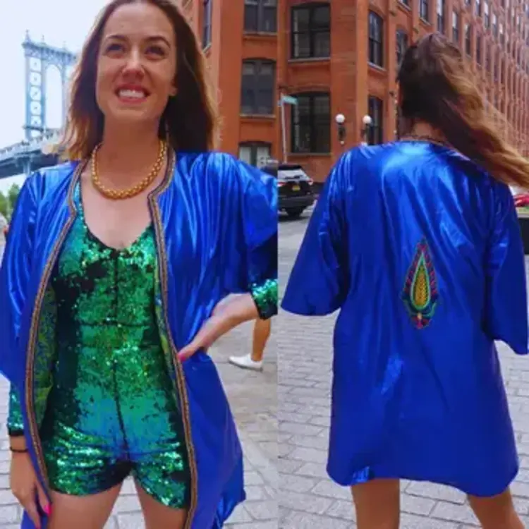 Reversible Rave Kimono Sleeveless