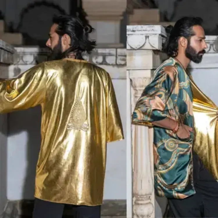 Reversible Rave Kimono Sleeveless