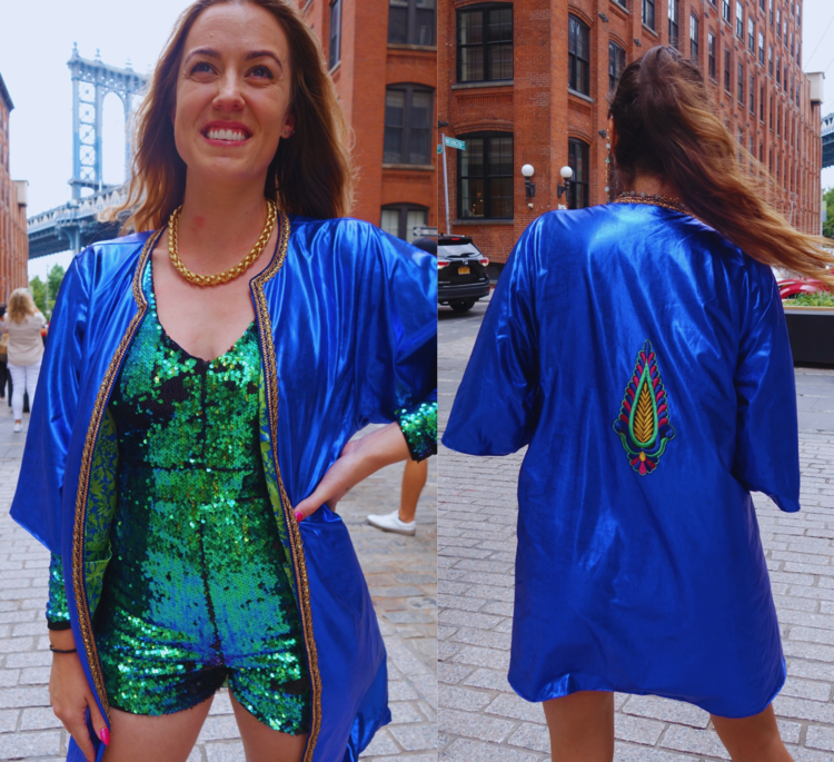 Reversible Rave Kimono w/ Sleeves