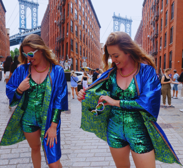 Reversible Rave Kimono w/ Sleeves