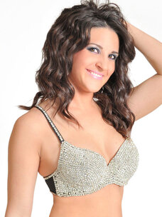 Rhinestone Bra