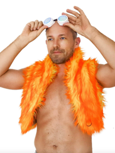 Men's Reversible Fur Vest