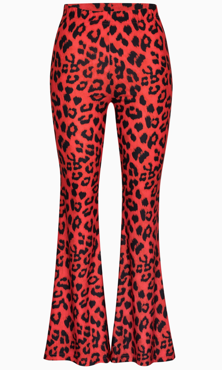 Leopard  Print Bell Bottoms