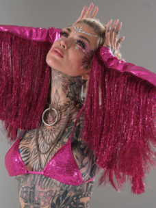 Metallic Tinsel Sleeve Covers