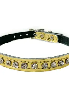 Patent Rhinestone Choker