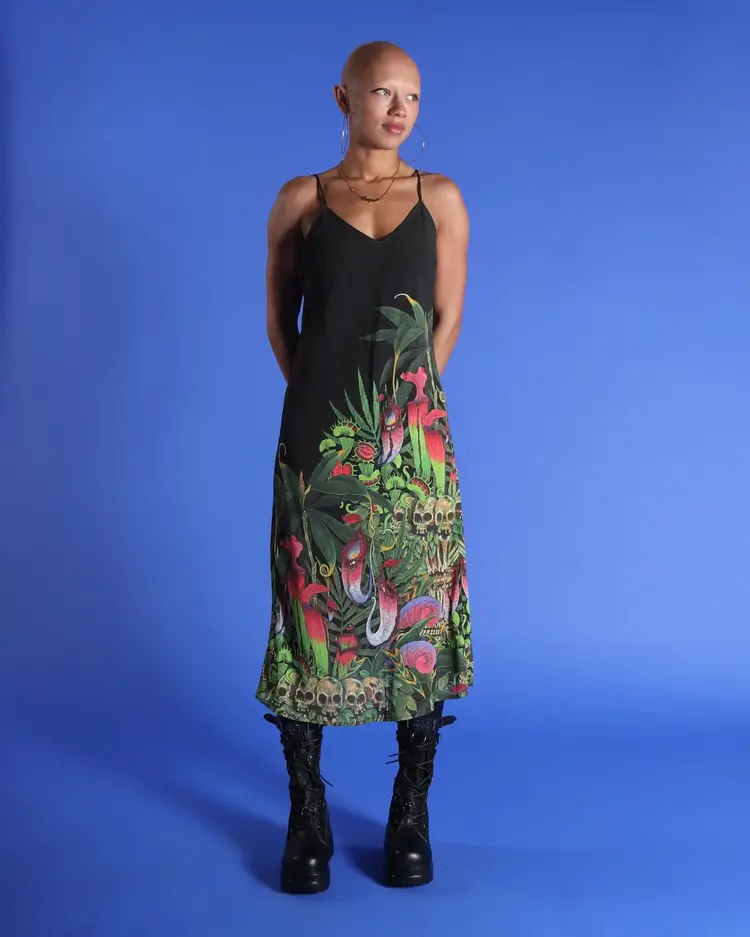 Bone Church Slip Dress