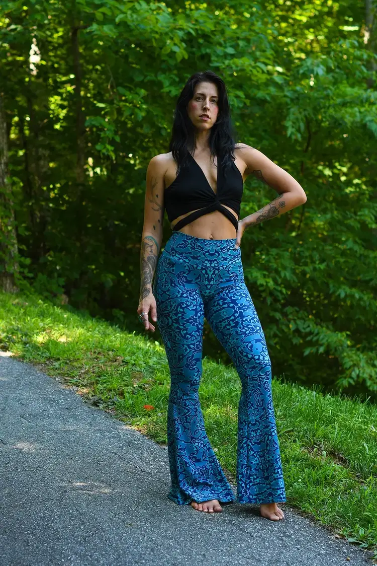 Sapphire Sky Bell Bottoms