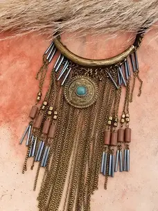 Antique  Fringe Necklace