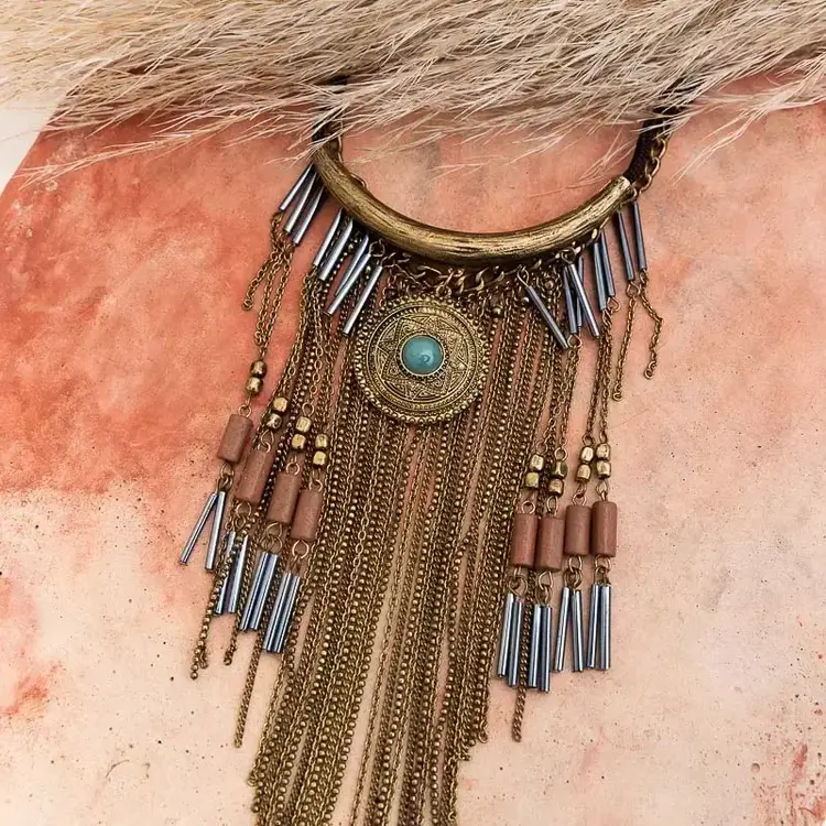 Antique  Fringe Necklace
