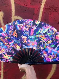 Cats Fan - Large Hand Fan
