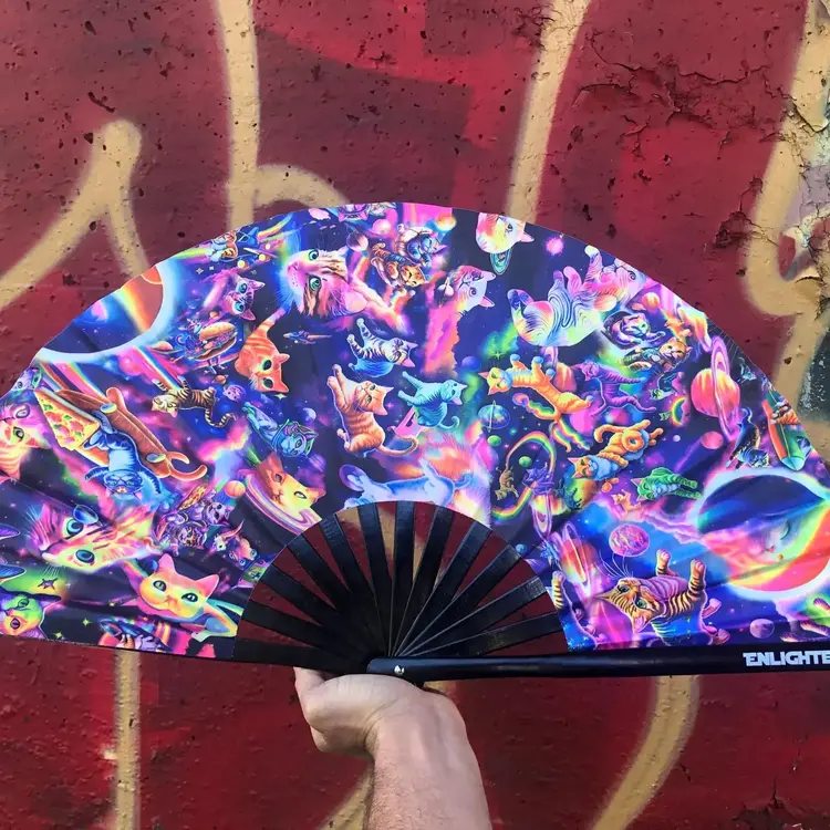Cats Fan - Large Hand Fan