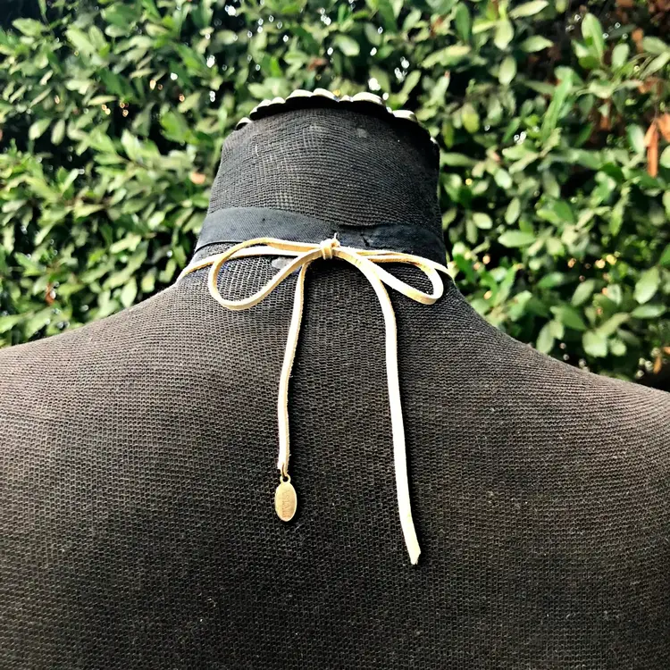 Hoop Leather Necklace