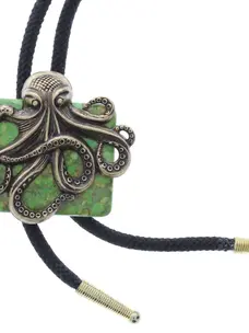Octopus Bolo On Turq Cord