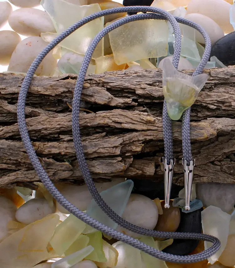 Fox Head Bolo Tie-Opaline Mineral