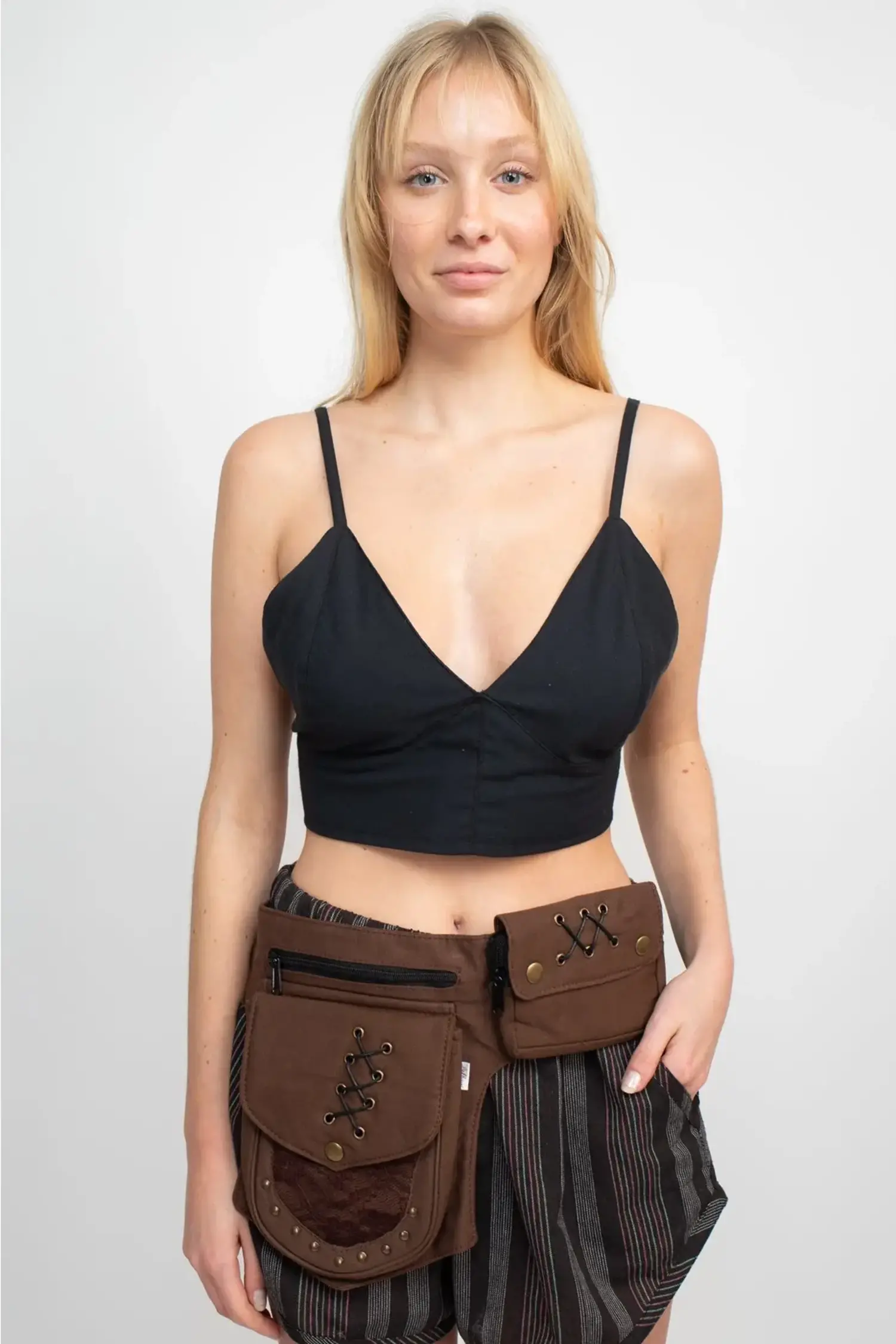 Cotton Waist Bag Utility Belt - No Rules Fashion display picture 1