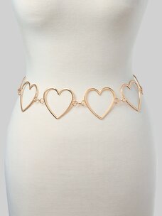 Heart Link Chain Belt
