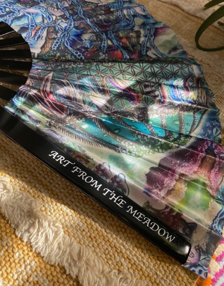 Jellyfish Air Balloon Hand Fan