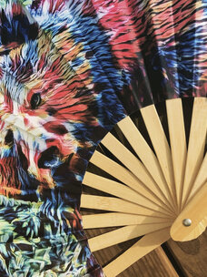 Cana Bear 420 Hand Fan
