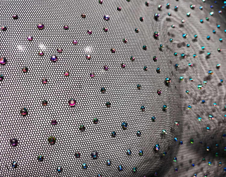 Rhinestone Mesh Tank