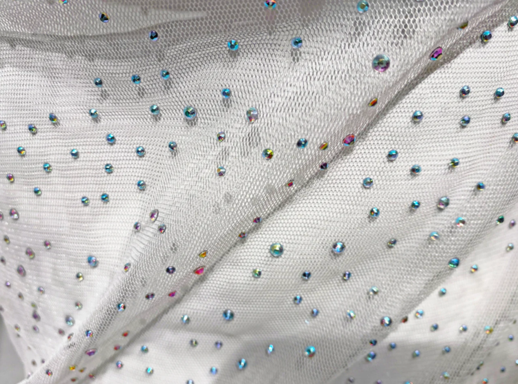 Rhinestone Mesh Tank