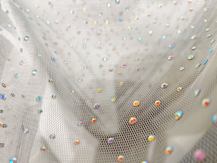 Rhinestone Mesh Tank