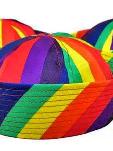 Rainbow Sailor Hat