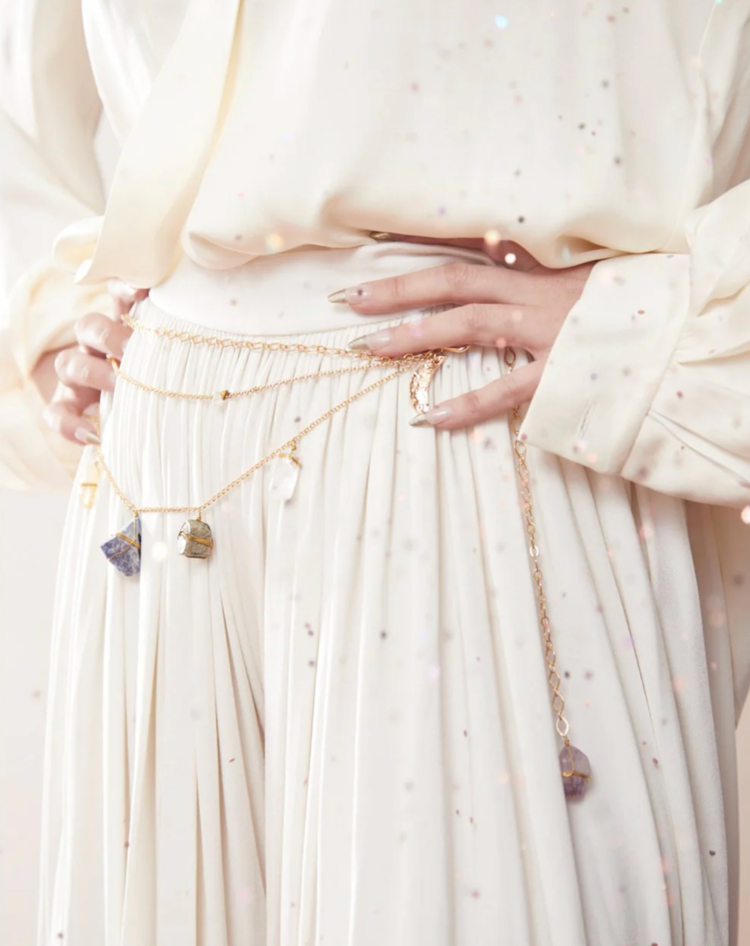 Sun Chaser Healing Crystals Belly Chain