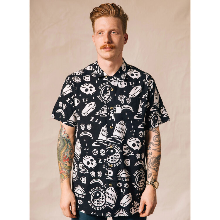 Dead Tired Button Up Men's