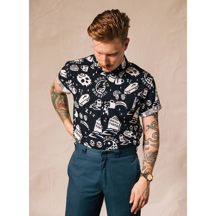 Dead Tired Button Up Men's