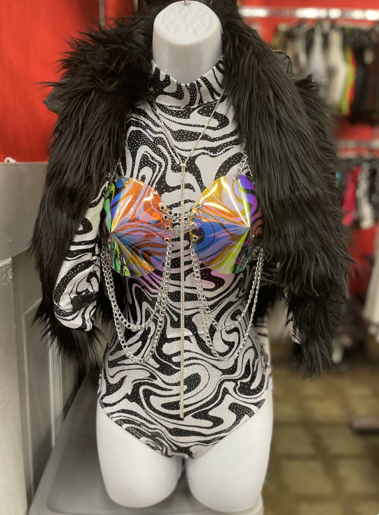 Holographic Veronica Bodysuit