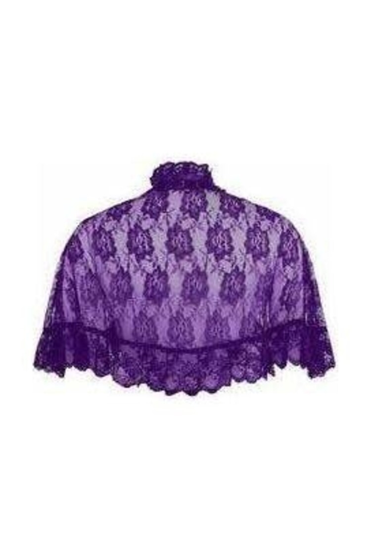 Purple Lace Cape