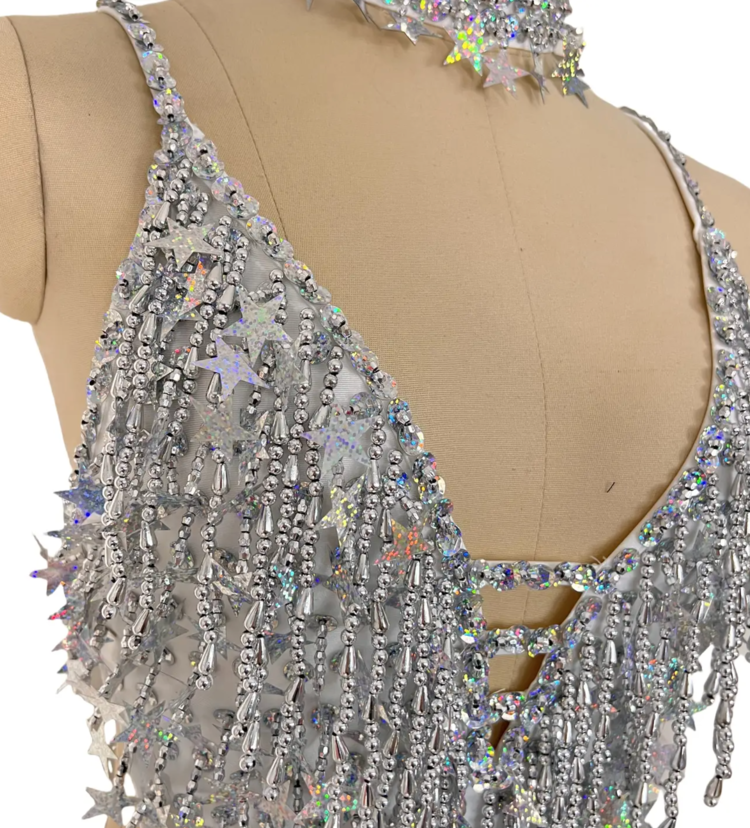 Silver Star Wildest Dreams Swifty Sparkling Bodysuit