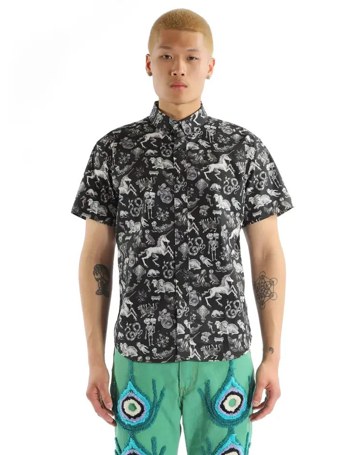 Short Sleeve Freak of Nature Shirt Monochrome