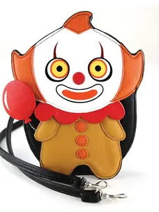 Cute Scary Clown Crossbody Bag