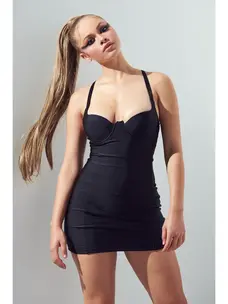 Spandex Dress-Black
